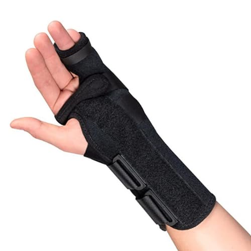 Medium Left-Hand Wrist Brace - Ezy Wrap The Boxer Orthopedic Hand & Wrist Brace – Wrist Support Brace For Women & Men – Comfortable Wrist & Hand Wraps W/Finger Splints For Metacarpal Fracture, Sprain, Or Swelling (Black) #TOP1