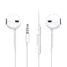 Produktbild Victorist kopfhörer mit mikrofon, Ohrhörer Kabel, Earphones 3.5 mm Headset kopfhörer kompatibel mit iPhone 6 / 6S / 6P / 6S P/Samsung und Android usw - Weiß