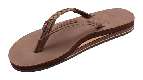 Image of Rainbow Sandals Women's Double Layer Flirty Braidy Premier Leather w /Single Braided Strap
