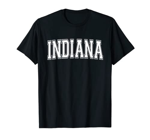 Indiana PA PENNSYLVANIA USA Vintage Sport Stile Varsity Maglietta