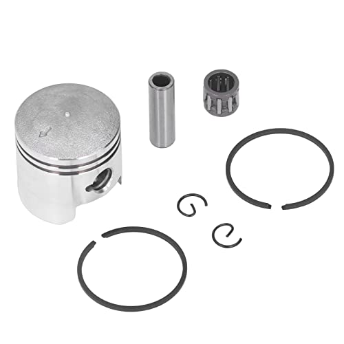 HEEPDD Kit de Segments de Piston, Segments de Piston pour Scooter Cyclomoteur 2 Temps et Kit de de pour Moto Tout-terrain, Matériau en Alliage d'acier, Pièces d'automobile et de Moto 40 Mm Nan