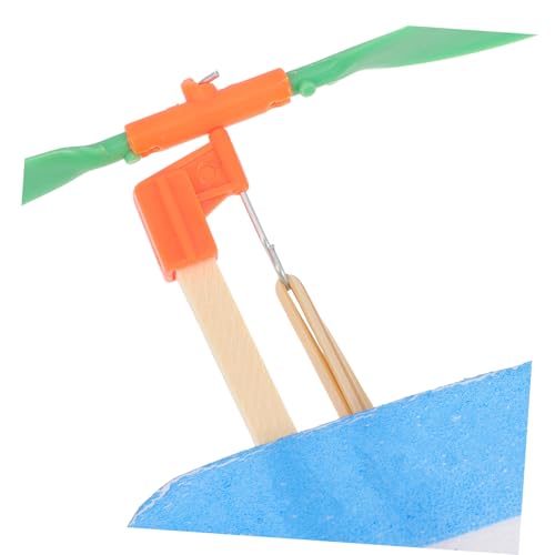 DRESSOOS 5個 橡筋動力直機モデル 向け教育用グライダーおもちゃ アウトドア対応ヘリコプター 飛行機モデル 軽量高強製