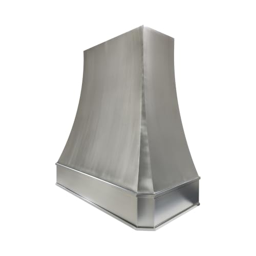 Image of SINDA Stainless Steel Range Hood with Internal Motor, Lighting and Baffle Filter, 48 inchW x 51 inchH, Wall Mount, In Stock