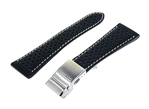 Bracelet Citizen Promaster Sky AS4020 montre pilote cuir perforé 23mm