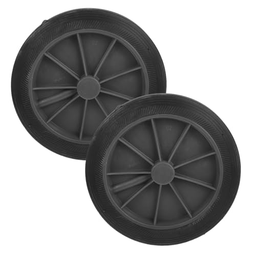 Roues pour poubelle en caoutchouc PU adaptées en extérieur pour simplifier vos déplacements