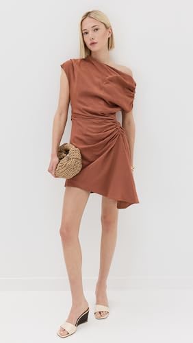 SIMONMILLER Raffia Lopsy Bag