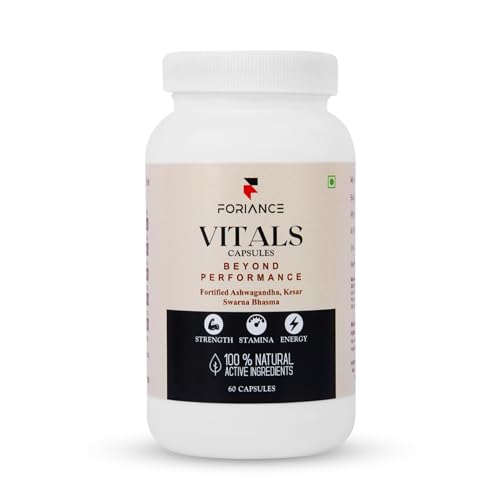 Foriance Beyond Performance – Testosterone Supplement | Shilajit, Ashwagandha, Gokshura & Safed Musli | Improve Performance, Muscle Strength, Energy, Stamina & Overall Health | 60 Capsules Foriance Beyond Performance – Testosterone Supplement | Shilajit, Ashwagandha, Gokshura & Safed Musli | Improve Performance, Muscle Strength, Energy, Stamina & Overall Health | 60 Capsules