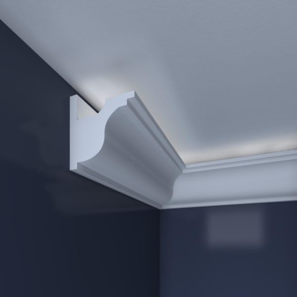 Moulure LED XPS BL06 corniche de plafond aux finitions haut de gamme