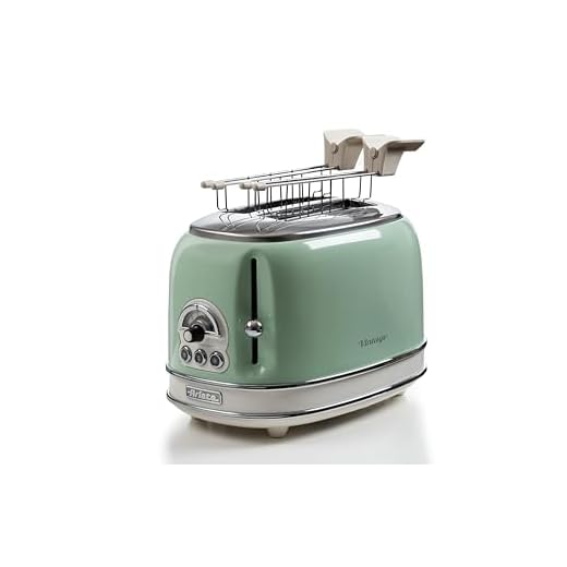 Ariete 155 Tostador 2 ranuras vintage, 810 W, 5.3 tons, Metal, Verde