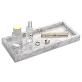 Vassoio Portaoggetti Marmo, Bianco Carrara, 30 x 13 x 3 cm...