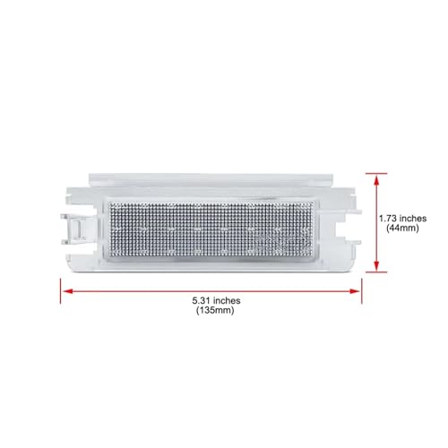 Luz LED Para Placa Matrícula de Alta Intensidad Blanca para Logan 3