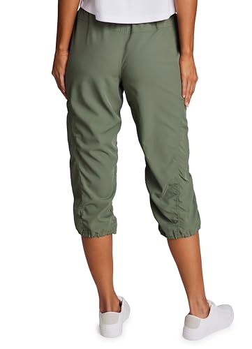 Image of RBX Active Capri Pants for Women Joggers Stretch Lightweight Women's Casual Pant Capri with Drawstring