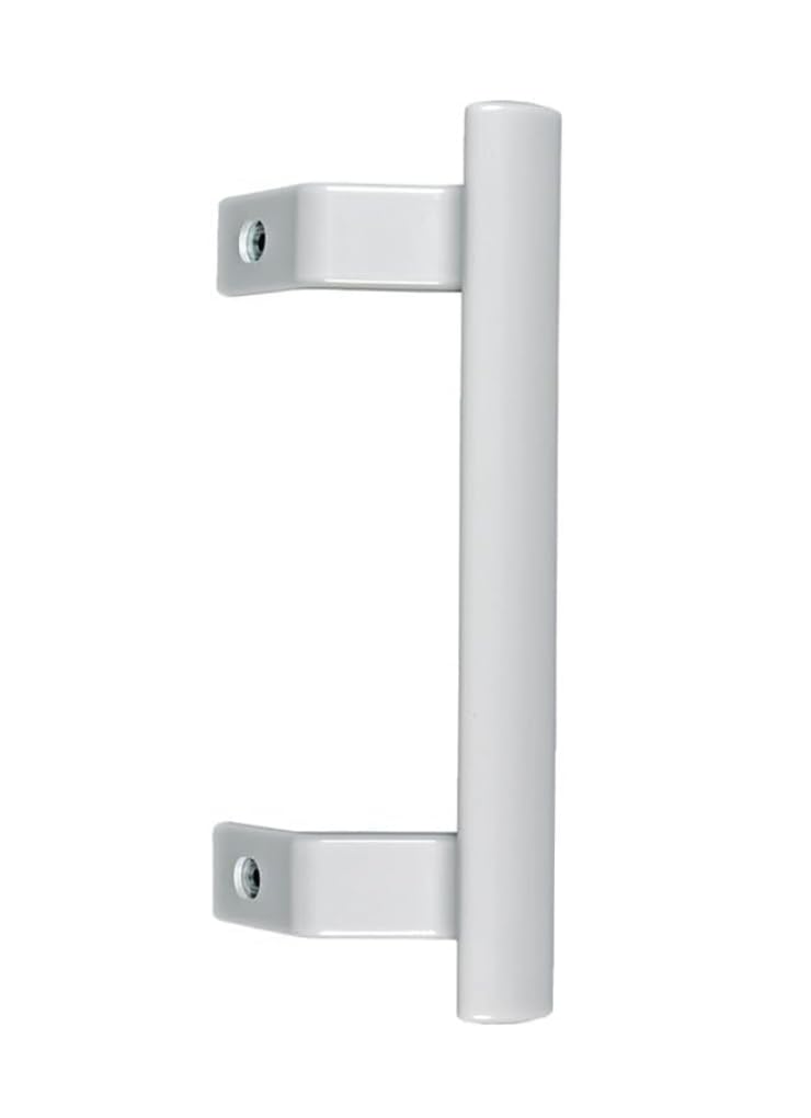 RECAMBIOS DREYMA Tirador Puerta Frigorifico Compatible con Liebherr AEG Beko CN3033 21310326-7426909 Asa Blanca Acero Pintado Montaje Ambidiestro Repuesto Nevera Congelador para instalacion rapida