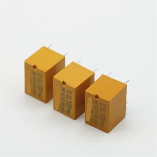 Relé electromecánico HK4100F de 12V 3A y 6 pines para placa de circuito impreso, 20 unidades