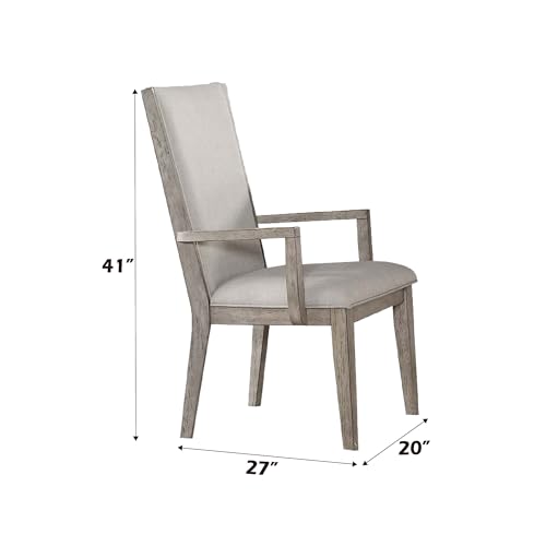 Sillón Tapizado Plegable Gris miniatura 3