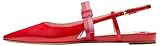 kate spade new york Women's Maritza Flat Ballet, Engine Red Multi, 8