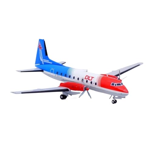 TQMEAD AvióN Miniatura Modelo De Avión Fundido A Presión DLT 748 A Escala 1:200, Simulación De Aleación, Colección Terminada G-BGJV para Principiantes