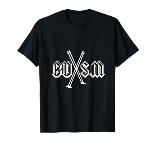 "BDSM Rocks" St. Andrew's Cross Rock Kink T-Shirt T-Shirt