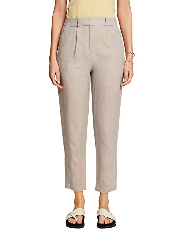 ESPRIT Damen 043EO1B313 Hose, 261/LIGHT Taupe 2, 40