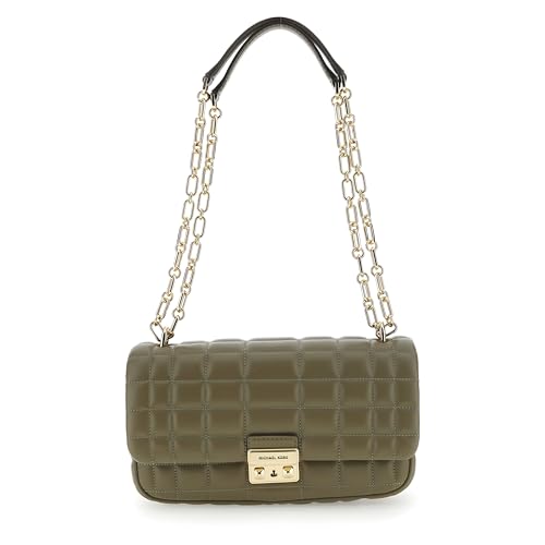 Michael Kors 30R4G2RL7L-367 LG CONV CHAIN SHLDR Donna SAFARI GREEN Taglia TU