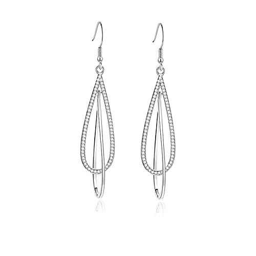 Dimensioni perfette: lunghezza orecchini pendenti 50 mm, peso netto: 3 g. Orecchini leggeri e delicati comodi da indossare.