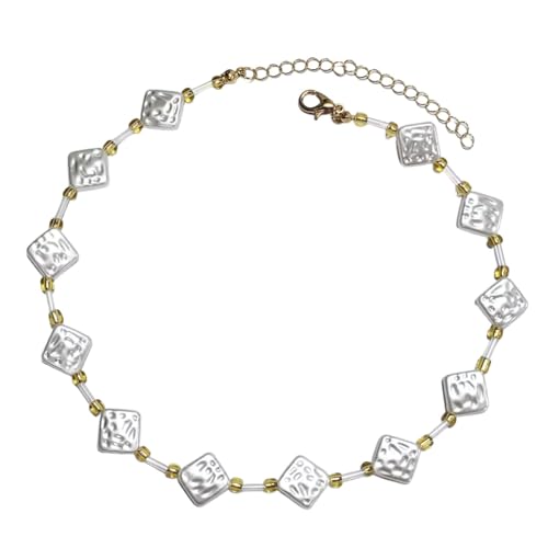 ZFHTJEKNCS Collar de mujer moderno, retro y elegante y chic nuevo, collar de cuentas estilo bohemio y regalo de San Valentín