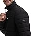 Calvin Klein Men's Classic Packable Down Jacket, Black Stretch, Medium