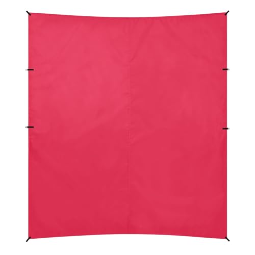 Crimson Red Foldable Beach Cabana UPF50+ Easy Setup Sun Shade with Sand Shovel for Family Trips, Picnics & Camping