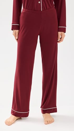 Image of Eberjey Gisele Classic Women's Pajama Set | Long Sleeve Shirt + Long Pants