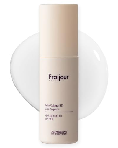 Fraijour Retin-Collagen 3D Core Ampoule – Anti-Aging Serum with Stabilized Retinal, 29 Proteins & Milk Extracts, Firms & Revives Skin, Boosts Elasticity & Glow, For Sensitive Skin, 1.69 fl.oz.