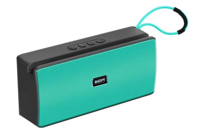 KDM 99 Rhythm Portable Bluetooth Speaker with Mobile Stand, 10W (5W×2) Super Bass, TWS Pairing, FM Radio, Hanging Strap, 6H Playtime, Type-C Charging,Green-picture-22
