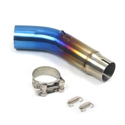 Silenciador de escape para motocicleta GSR 750 con tubo medio de acero para pitbike