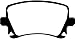 EBC Brakes DP21518 Greenstuff 2000 Series Sport Brake Pad
