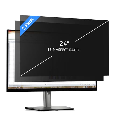 Filtro de privacidad de 24 pulgadas MOBDIK para teletrabajo y oficinas con monitor de 16:9