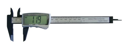 Calibre digital fibra carbono Metrica 10745 mediciones precisas 0-150mm