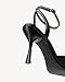 NEWBELLA Women's Lace-Up Stiletto Sandals - Fashionable Braided Summer Evening Heeled Sandals for Parties, Date Night & Formal Events, Black 10