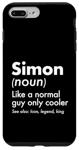Simon Like A Normal Guy Only Cooler Legend King �t�@�[�X�g�l�[�� �X�}�z�P�[�X iPhone 7 Plus/8 Plus �p