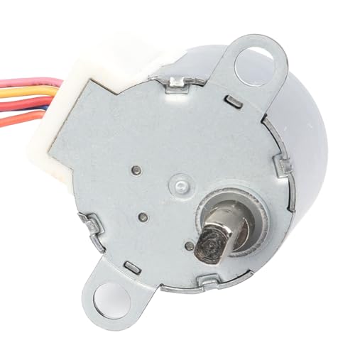 FONGKNOX 24BYJ48 Untersetzungs-Schrittmotor, 12 V, Mikro-Untersetzungsgetriebe, Schrittmotor, 4-phasig, 5-adrig, Klimaanlage, Auflegemotor, Schwenkflügel, Schwenkwindmotor, Kehrwindmotor