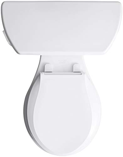 image for Kohler K-3577-7 Wellworth Classic 1.28 gpf Round-Front Toilet with Cla