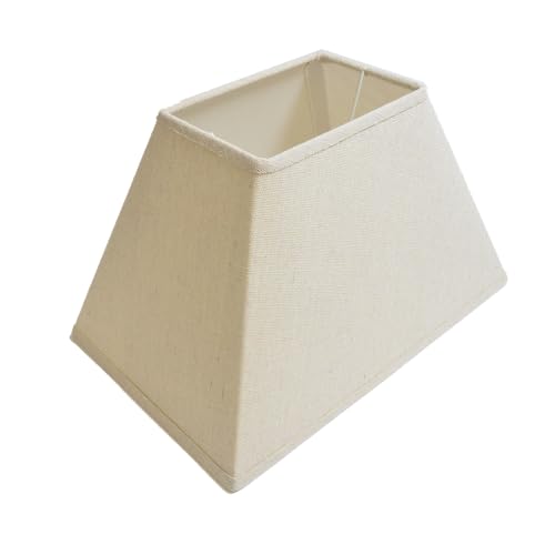 Lampenschirm Trapez in Leinenoptik H 16 für Steh & Tischleuchten (beige)