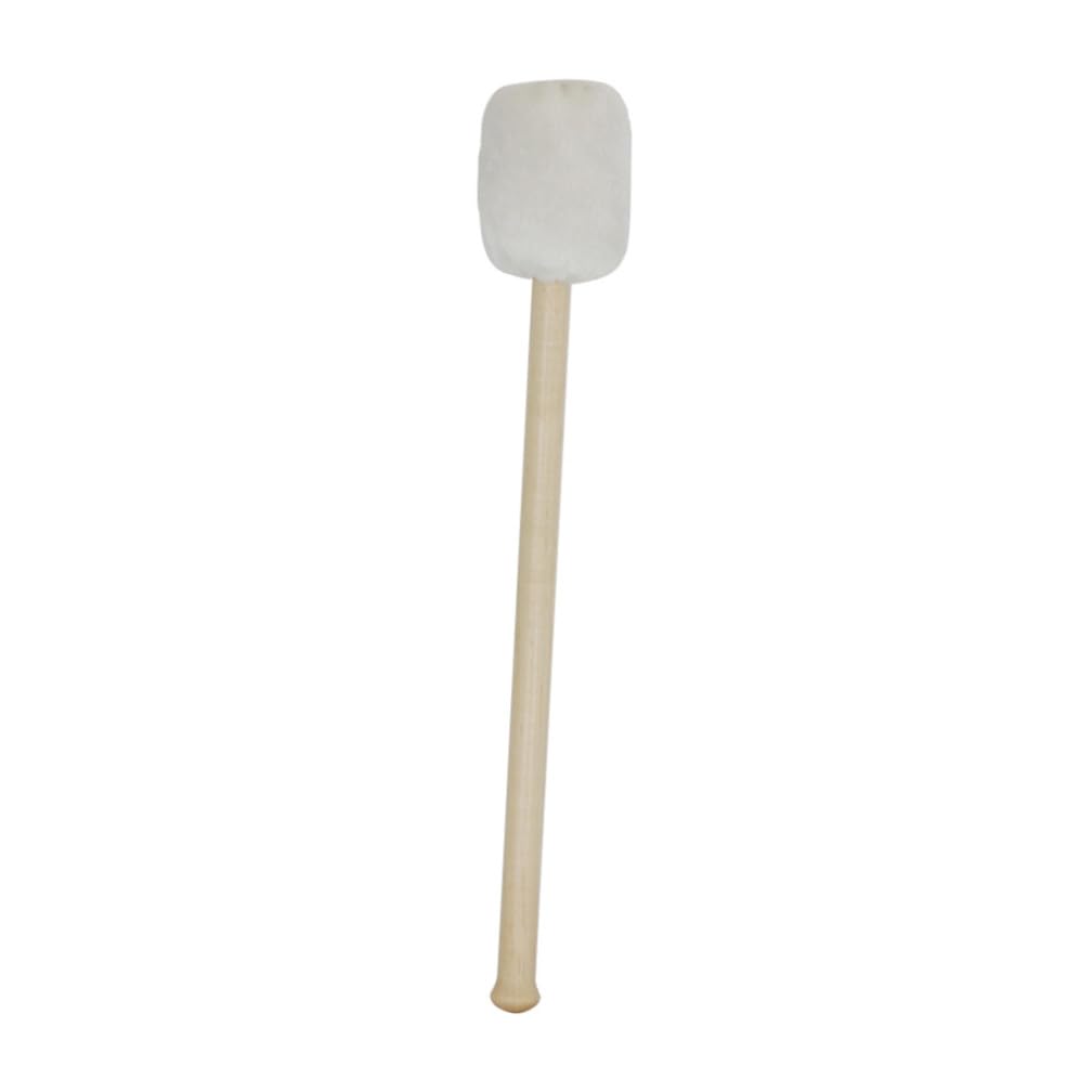 GALPADA Mazo de Batería de Madera con Cabeza de Cachemira de Color Claro, Cómodo Agarre y Buen Equilibrio para Actuaciones Musicales y Práctica Diaria