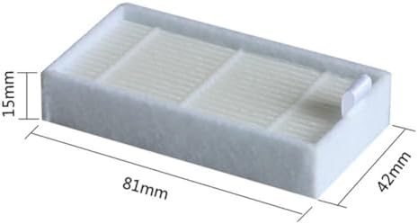 Vacuum Filter, 6-Pack Washable HEPA Vacuum Filter Replacement for SilverCrest for SSR 3000 A1 Robotic Vacuum Cleaner,Captures 99.97%