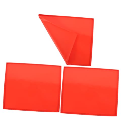 DECHOUS 3pcs Silicone Pastry Mat Baking Tray Stove Mat Fruit Drying Reusable Dishwasher Safe