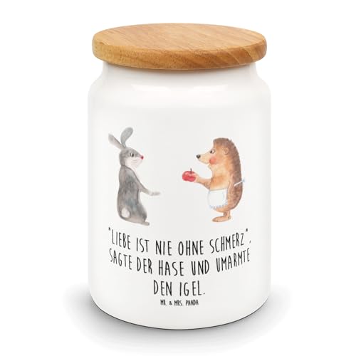 Mr. & Mrs. Panda Keksdose Hase Igel - Geschenk, Herzschmerz, keksdosen, und, Liebe Spruch, Lustige Sprüche, aufbewahrungsbehälter, Frischhaltedosen, Trösten, müslidose, Dose