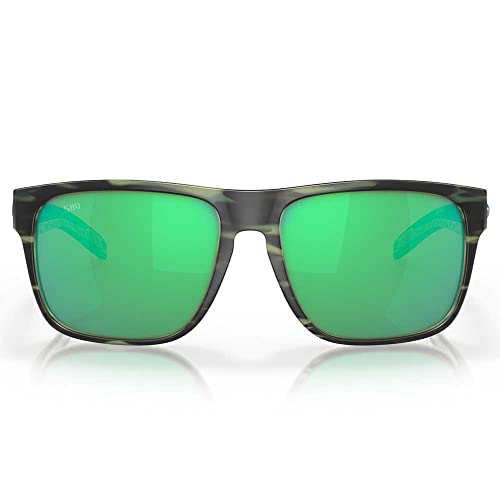 Image of Costa Del Mar Sunglasses for Men-SpearoXL Mens Polarized Sunglasses 580G 59 | Polarized Fishing Glasses with UV Protection - Costa Sunglasses for Boating, Beach & Driving - Mt. Reef /Gr. Mirror 580G