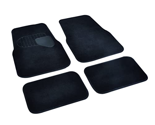 All Ride - Juego de 4 Alfombrillas afelpadas para Coche, Ajuste Universal