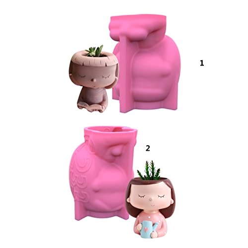 Moule pot de fleurs extra large en silicone pour démoulage facile