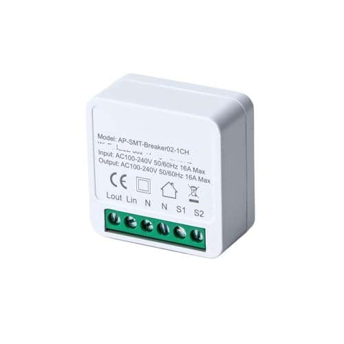 Module d'automatisation avec contrôle bidirectionnel et mini commutateur de bricolage puissant 16A