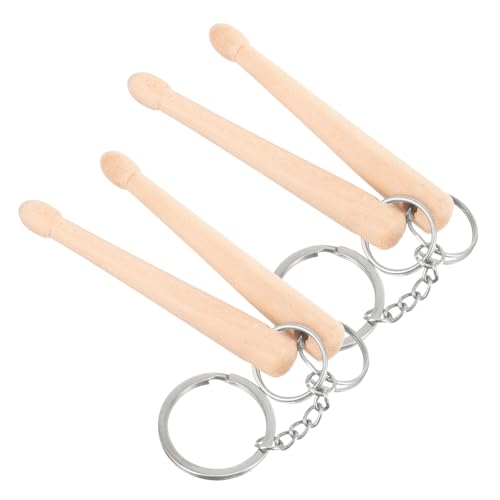 Llavero de Baquetas Drumstick Llaveros de Percusión de Madera miniatura 1