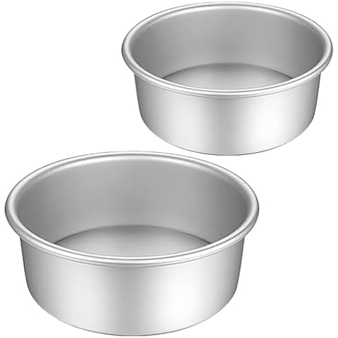 HQILRRA Deep Round Cake Tins Set Cover